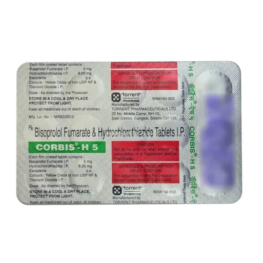 corbis h 5mg tablet 15's